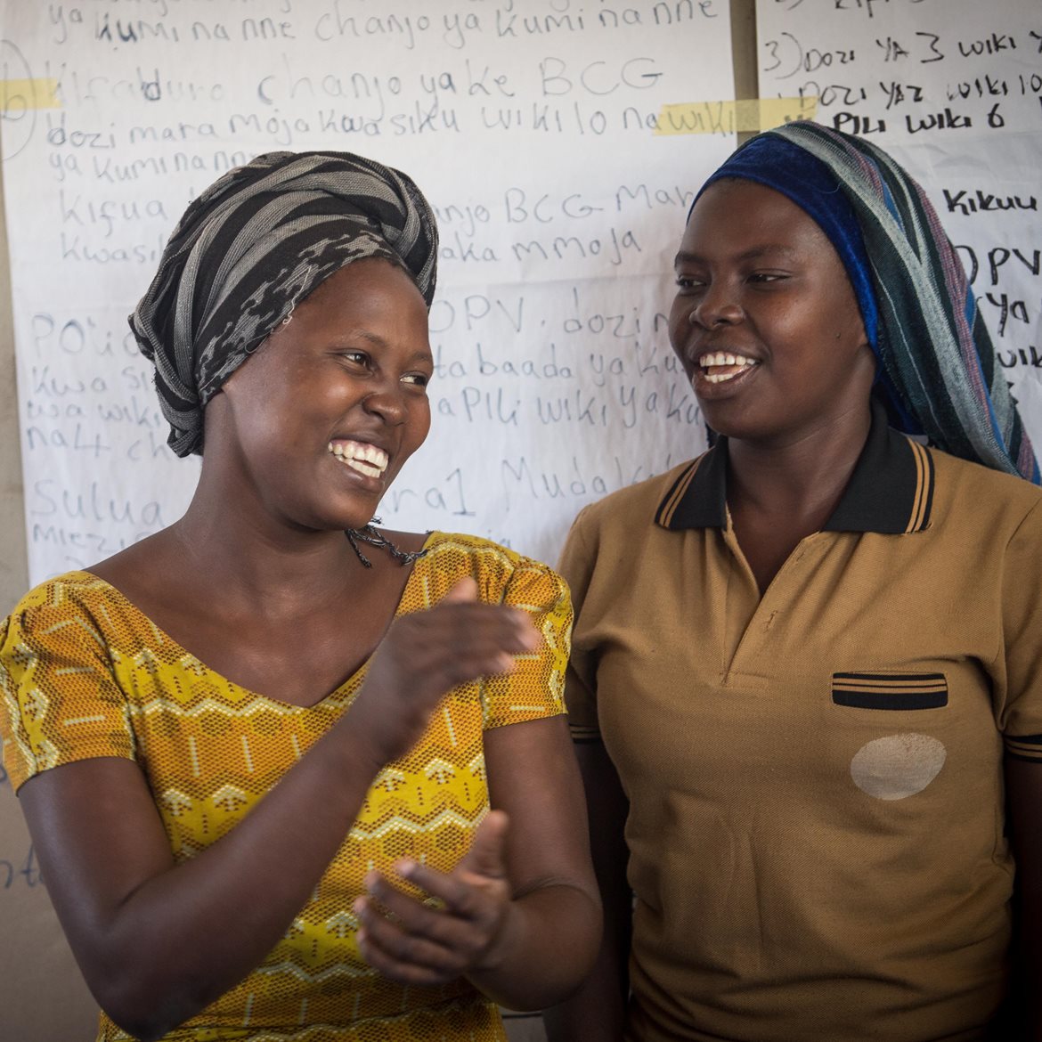 Jenter på livsmestringskurset Sjef i eget liv - Bonga i Uganda (3408x3586)